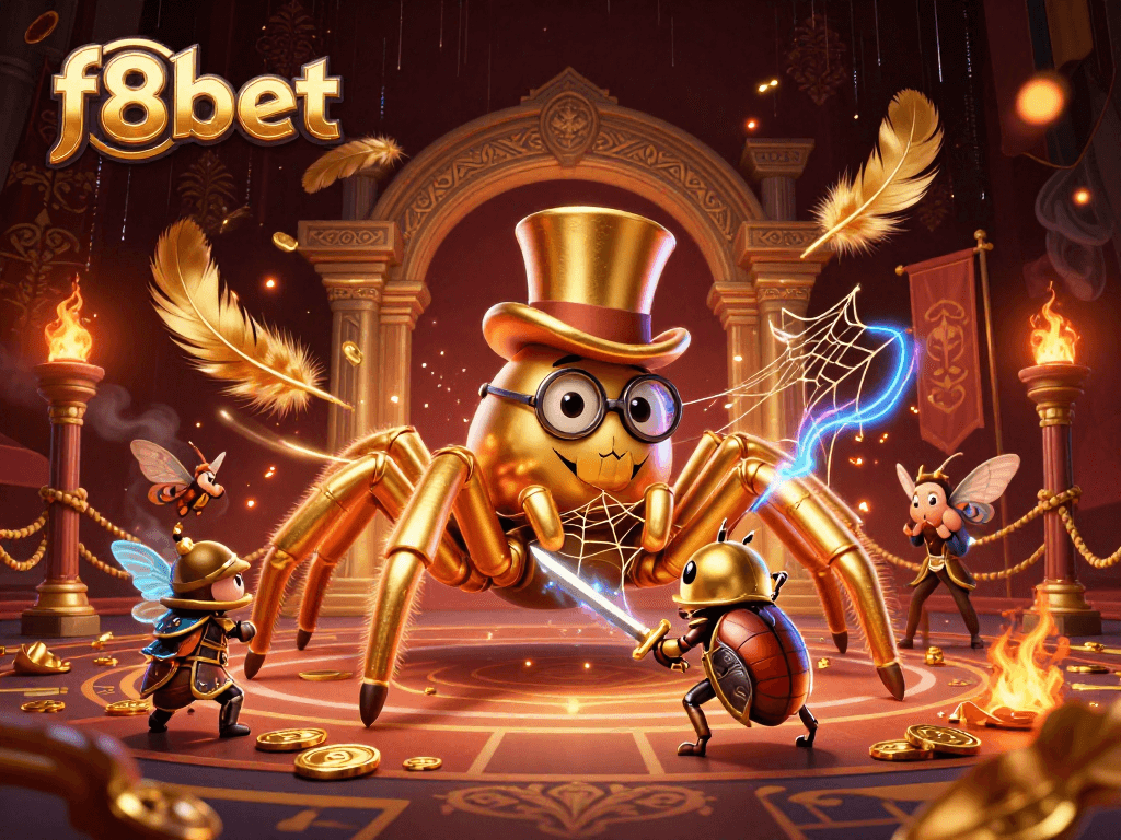 Experience thrilling gameplay at f8bet with vibrant 3D casino characters and dynamic betting elements.