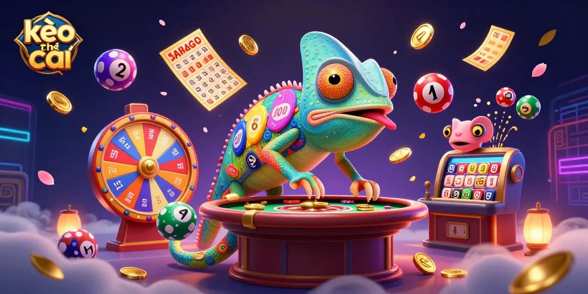 Engage with kèo nhà cái and win big with a vibrant chameleon casino scene filled with dynamic gaming elements.