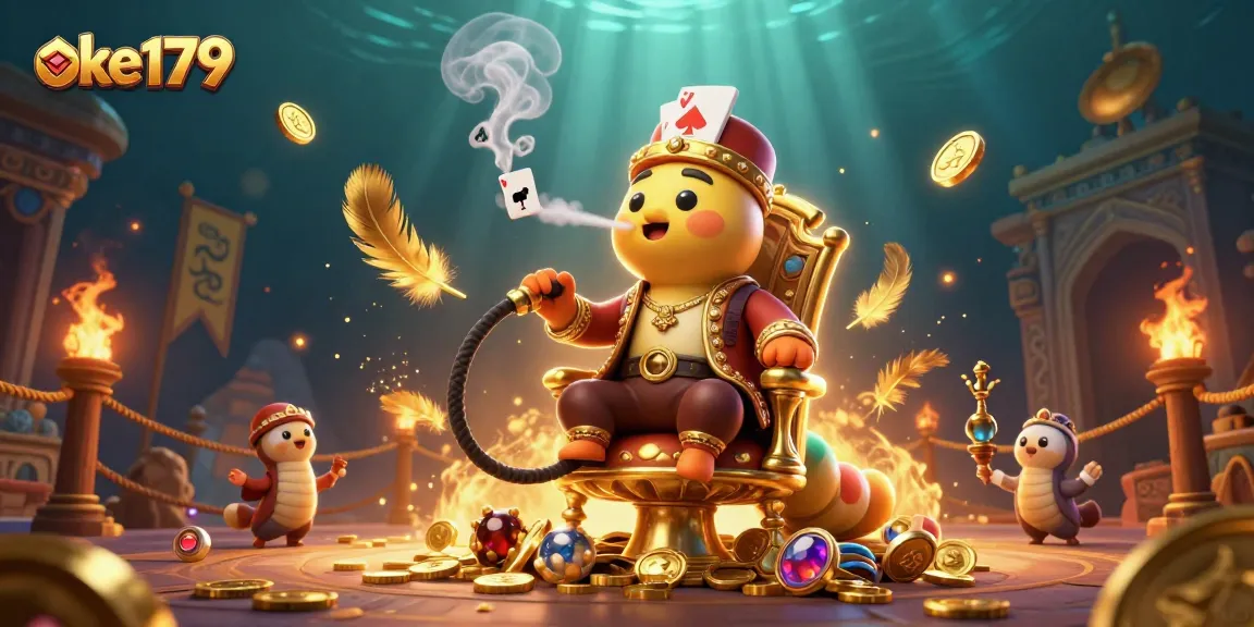 Engage in thrilling gameplay at oke179 with captivating casino experiences, featuring dynamic character art.
