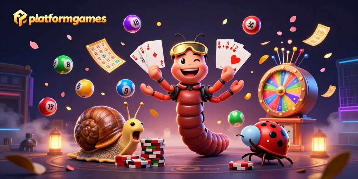 Experience thrilling gameplay with platformgames in a vibrant, dynamic casino scene featuring lively characters and casino elements.
