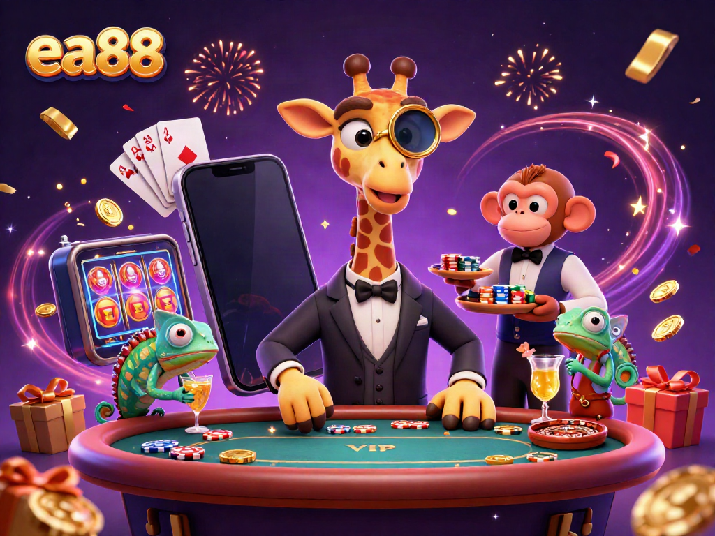 ea88 mang đến trải nghiệm cá cược hấp dẫn với các nhân vật sinh động trong casino