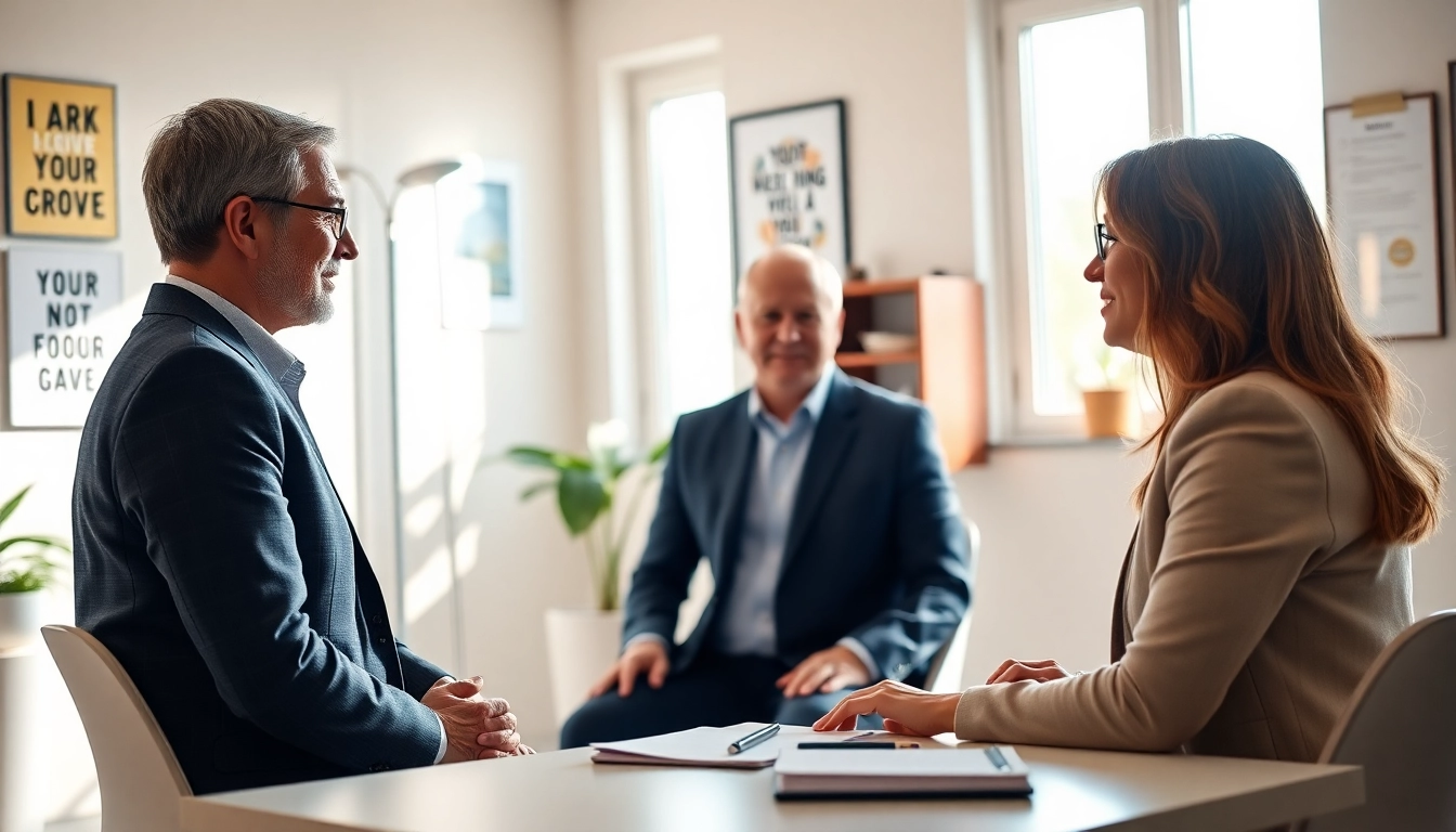 Engaging Career Coaching session with a professional coach and client discussing personal goals.