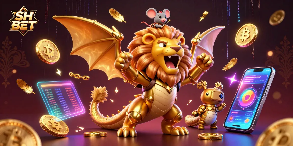 Bet on SH BET with this vibrant 3D depiction of an exciting gambling adventure!