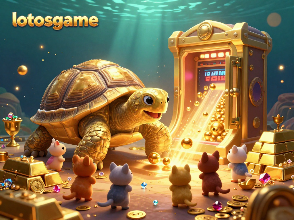 Engage with lotosgame's vibrant world in this ultra-detailed 3D gambling scene full of excitement.