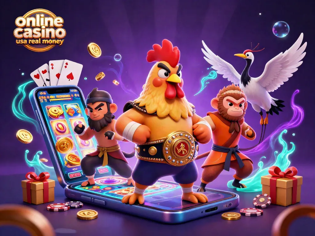 Engage with the vibrant world of online casino usa real money, featuring captivating characters and dynamic gaming elements.