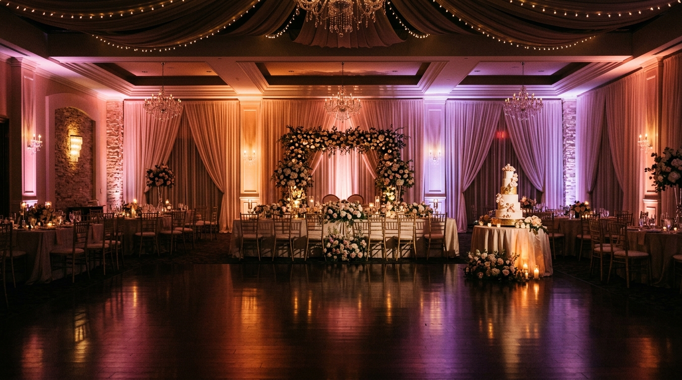 Uplighting Wedding Lighting Tricks for Stunning Photos