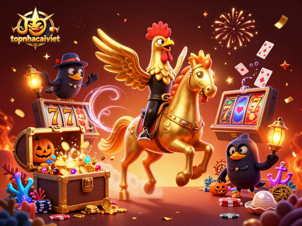 Experience topnhacaiviet excitement with stunning visuals from a vibrant casino scene featuring dynamic gaming elements.