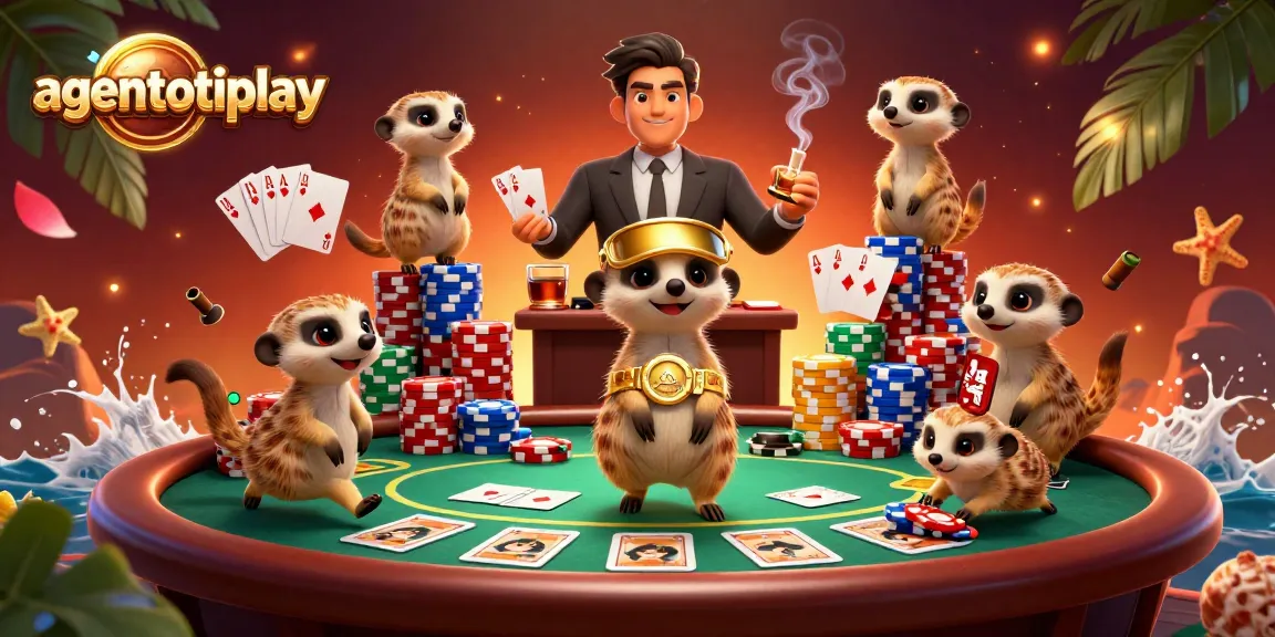 Menangkan chip di agentotoplay dengan koloni meerkat yang menjalankan kasino.