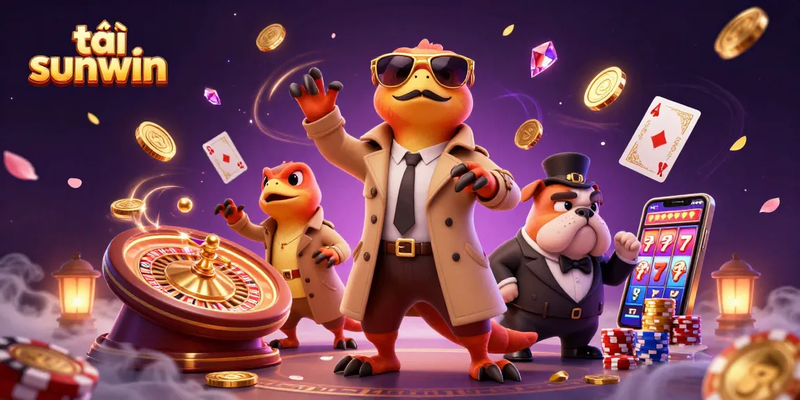 Experience the thrilling tải sunwin gameplay as cartoon raptors try to enter a VIP casino.