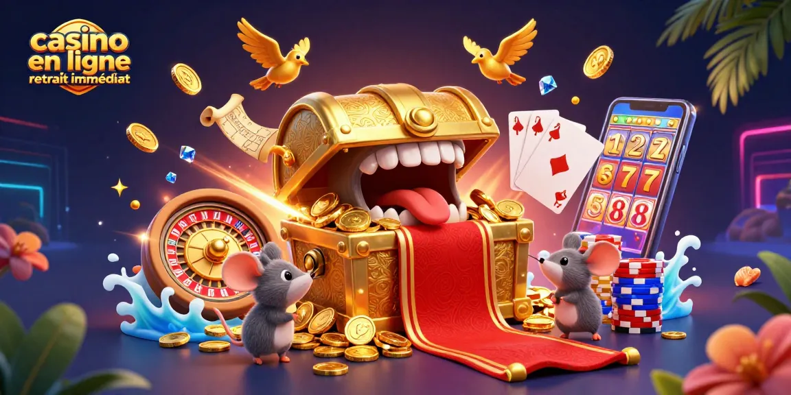 Jouez sur un casino en ligne retrait immédiat avec des gains rapides et audacieux.
