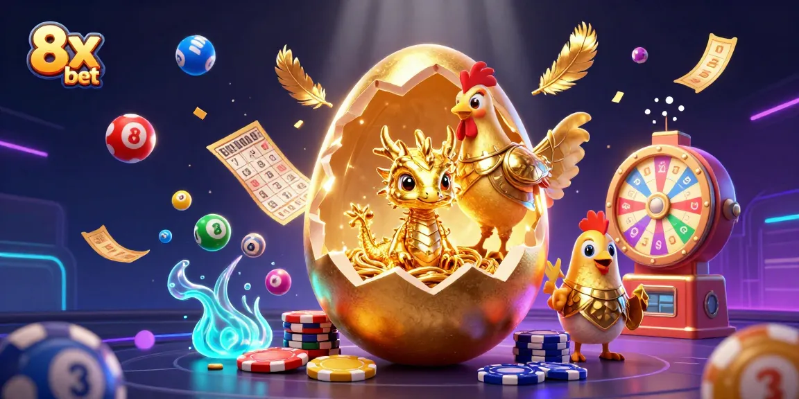 Engage with 8x bet in a vibrant casino scene showcasing a golden dragon and dynamic game elements.