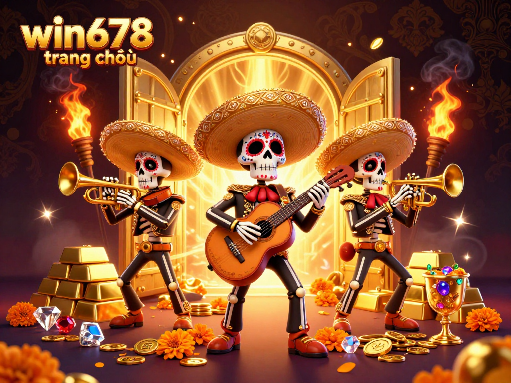 Grab winnings at win678 trang chủ amid rich 3D casino treasures and mariachi fun.