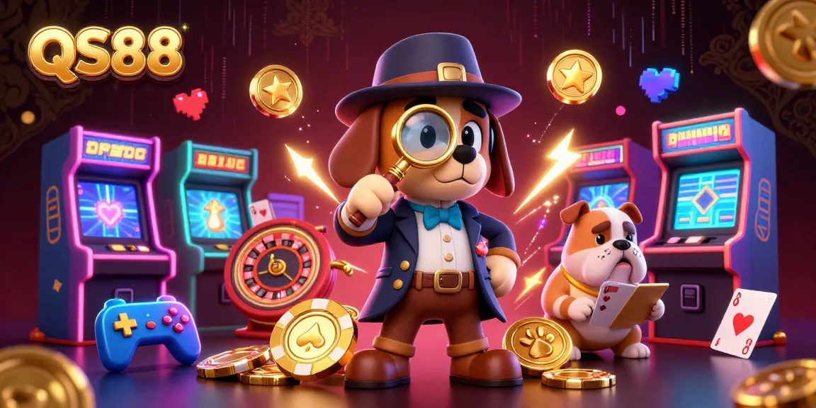 Explore the thrilling world of QS88 with a detective and his canine companion uncovering casino secrets.