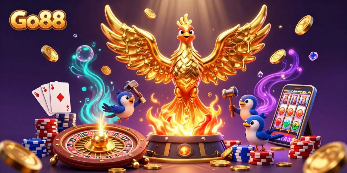 Play Go88 and experience the excitement of winning with dazzling casino elements.
