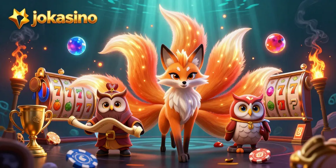 Experience the excitement of jokacasino with dynamic slot reels, vibrant characters, and casino elements