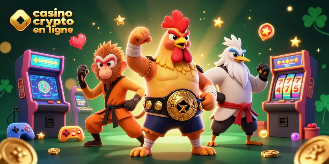 Profitez d'une expérience immersive dans un casino crypto en ligne avec des personnages et des éléments de jeu dynamiques.