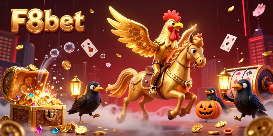 Experience thrilling gameplay with F8bet in a vibrant casino filled with treasures and dynamic elements.