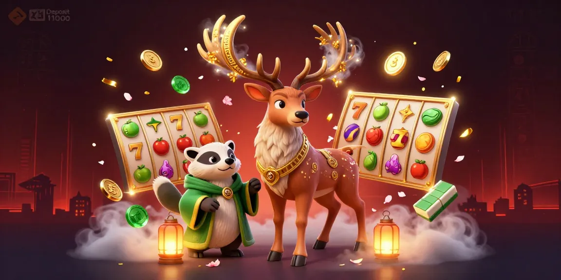 Experience the thrill of winning with slot deposit 1000 featuring vibrant characters and gaming elements.