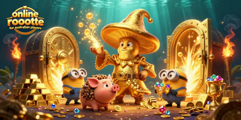 Spin and win at the best online roulette for Australian players with a magical atmosphere full of treasures.