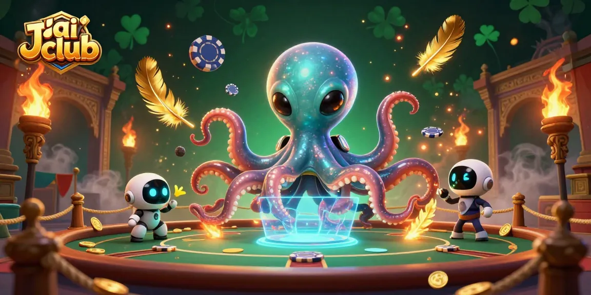 Engage with the Jai club's exciting holographic poker table amidst an alien-themed casino adventure.