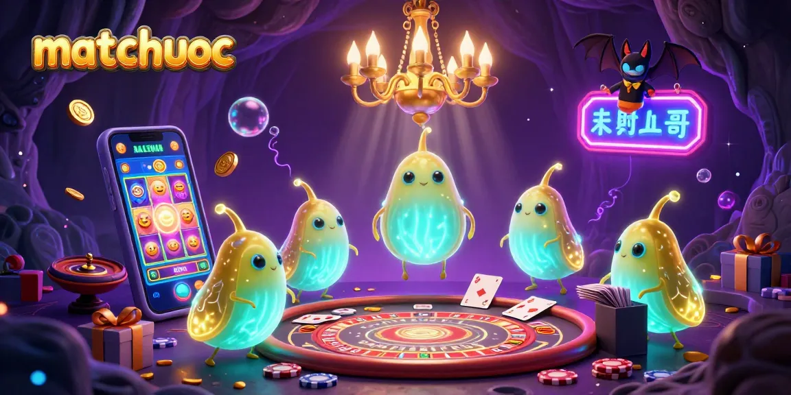 Experience the matchuoc casino adventure with glowworms and thrilling gaming elements in a vibrant cave atmosphere.