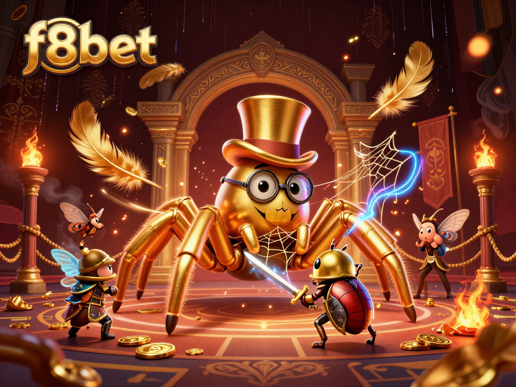 Experience thrilling gameplay at f8bet with vibrant 3D casino characters and dynamic betting elements.