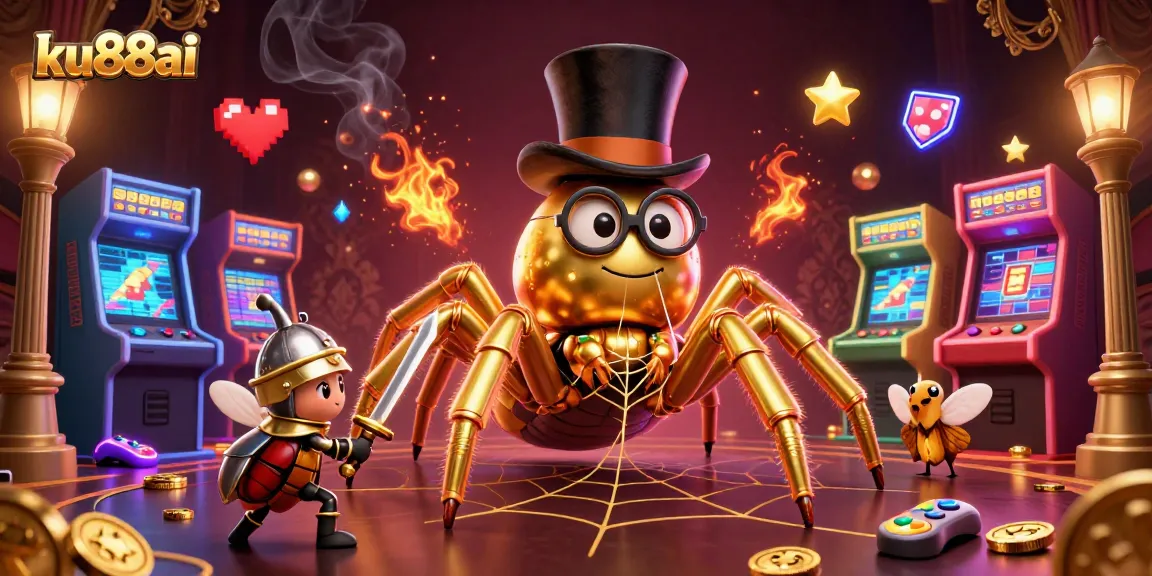 Join the golden adventure at ku88ai with captivating casino characters and gaming elements.