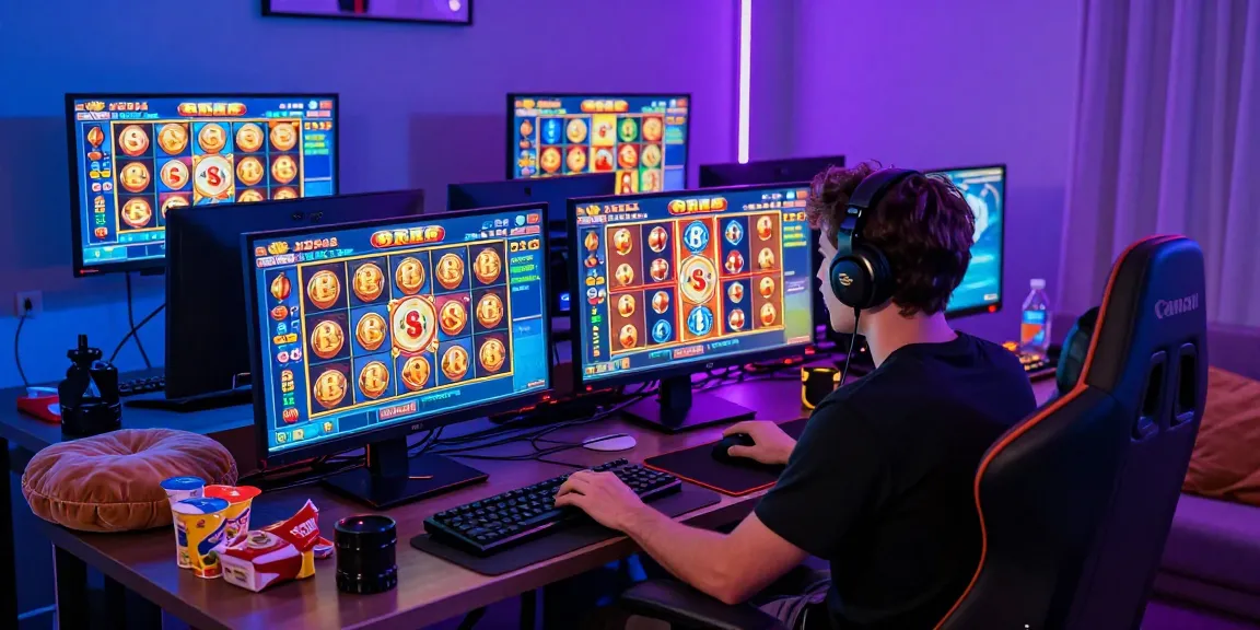 Engaging experience of 888 slot gaming session with colorful graphics and cozy setup.
