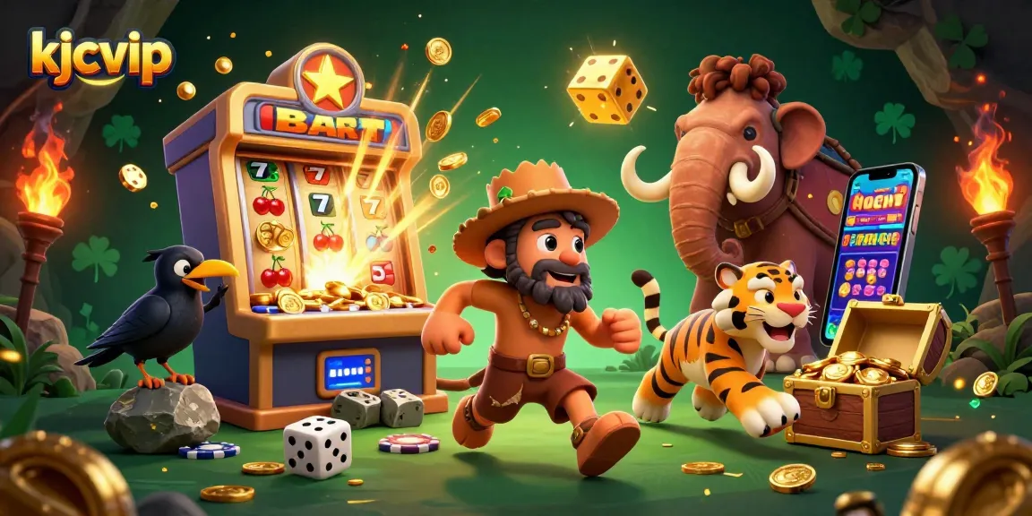 Experience thrilling gameplay at kjcvip with dramatic jackpot scenes and vibrant casino elements.