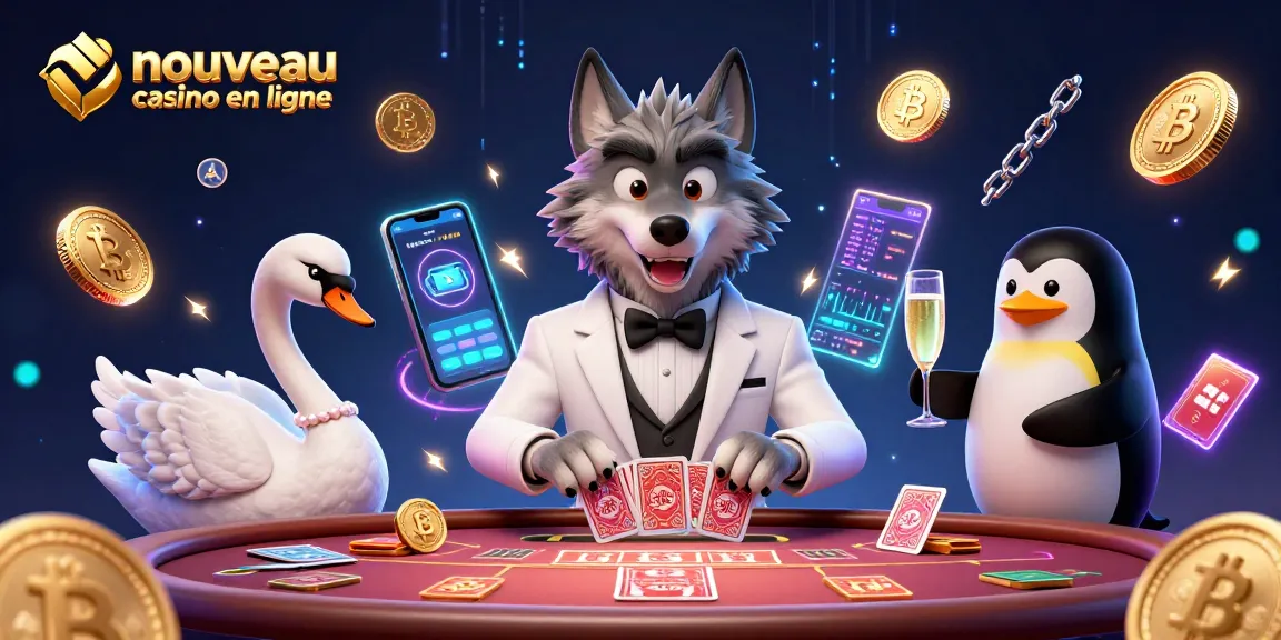 Venez découvrir le nouveau casino en ligne avec nos personnages animés jouant à la baccarat.